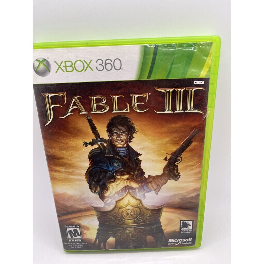 Fable 3 III (Microsoft Xbox 360, 2010) CIB Complete w/Manual - TESTED